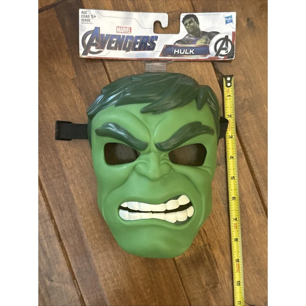 NWT The Incredible HULK Marvel Avengers Hasbro Green Dress Up Play Mask Costume